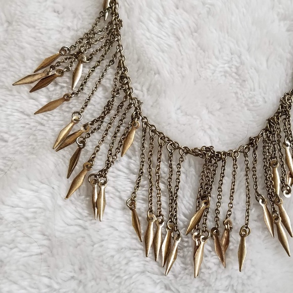 Anthropologie Deergrass Fringe Necklace, NWOT - Picture 4 of 5